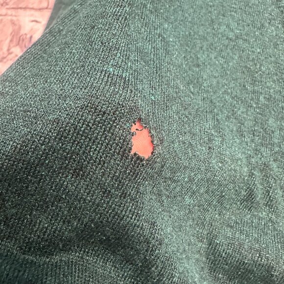 EUC DKNY Women's Dark Green High Low Cardigan Size M/L (minor flaw) - Picture 9 of 11